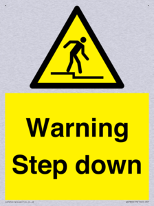 Warning Step down